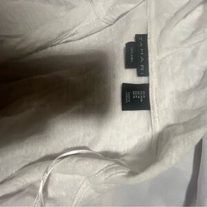Tahari sheer sweater size m 100percent LINEN